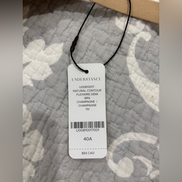 Understance Natural Flexwire Demi Bra NWT never worn - $65 -champagne color- 40A - Picture 13 of 16